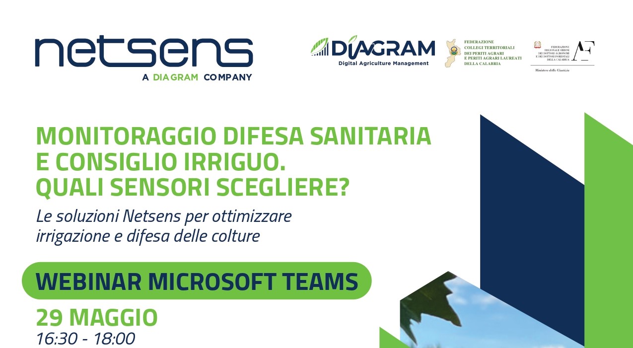 Monitoraggio difesa sanitaria e consiglio irriguo. Quali sensori scegliere?