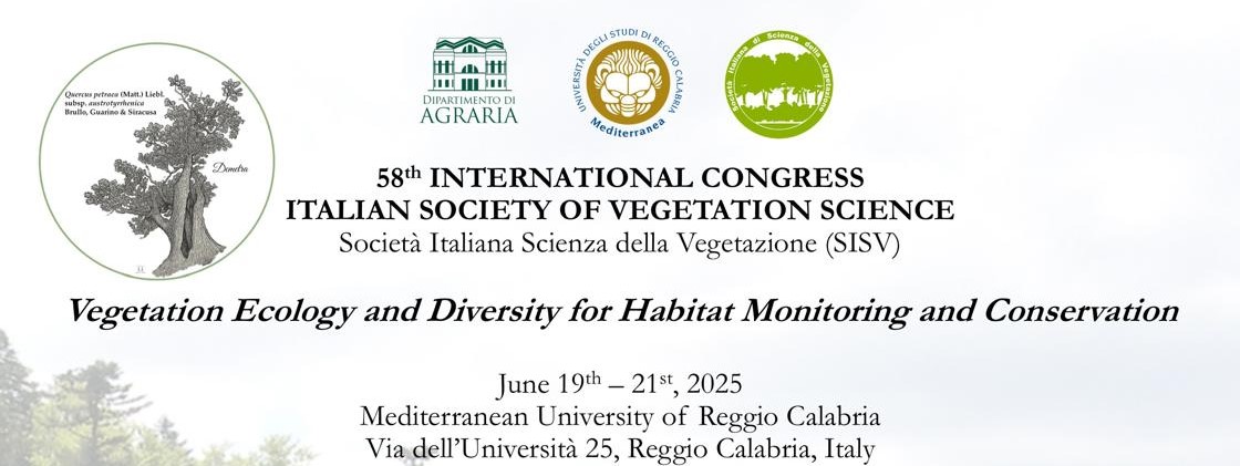 58° Congresso Internazionale della Società Italiana Scienza della Vegetazione (SISV)