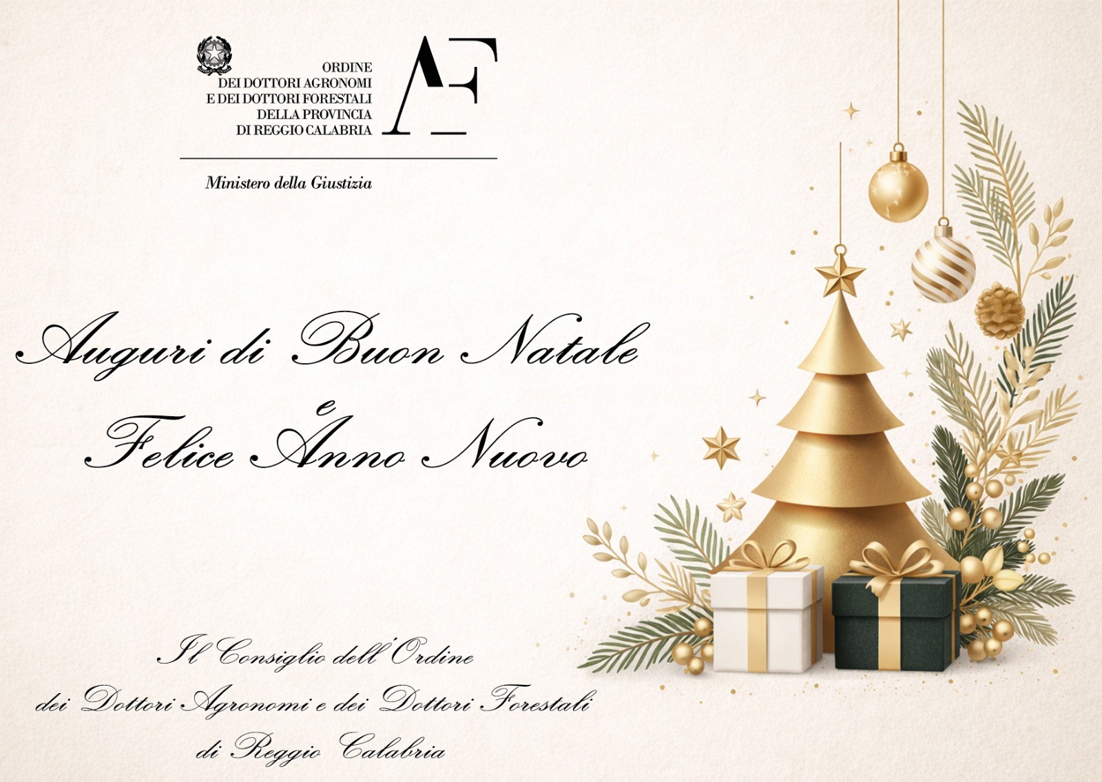 Auguri di Buon Natale e Felice Anno Nuovo