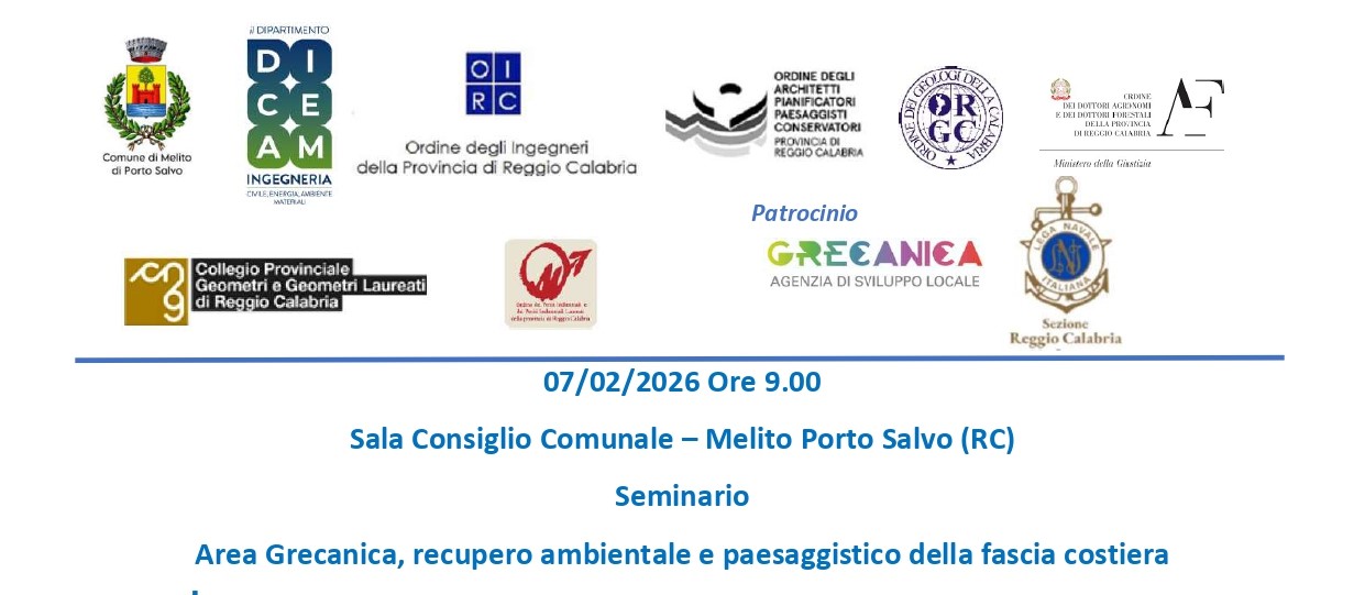 Area Grecanica, recupero ambientale e paesaggistico della fascia costiera